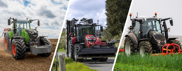 Fendt, Massey Ferguson and Valtra.