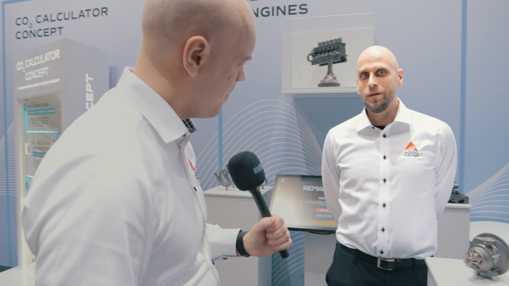 AGCO Power expert Jussi Rinne talking about engine remanufacturing